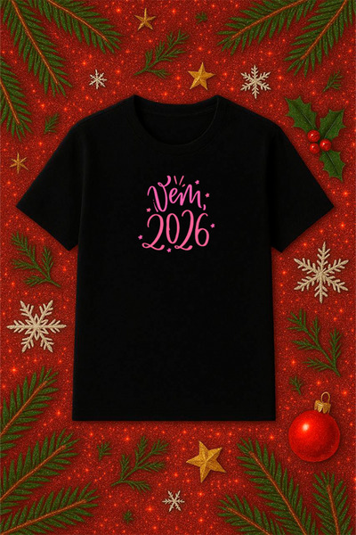 SVART WEAR Tricou tematic de Anul Nou supradimensionat tricou Crăciun Crăciun