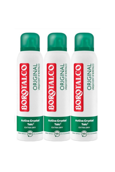 Borotalco Pachet: 3 x Spray antiperspirant original, 150 ml
