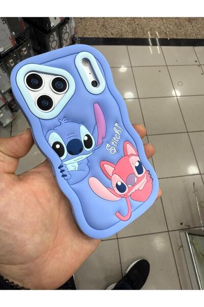 madamcase غطاء آيفون 17 برو ماكس من السيليكون اللطيف على شكل عجينة بلون أزرق