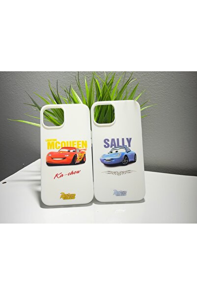 CaseKİdükkan حافظة هاتف آيفون 13/14 (قطعتان) سالي ومكويين