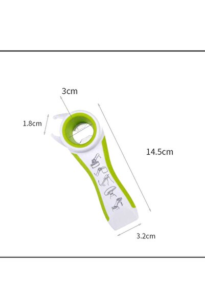 CEPHOME فتاحة زجاجات وعلب متعددة الأغراض 5 في 1 - أداة مطبخ عملية ومريحة