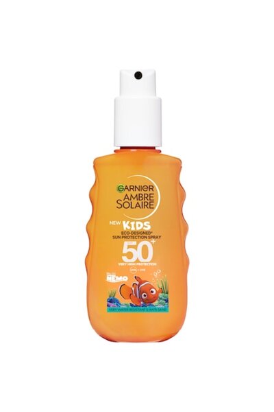 Garnier Spray de corp pentru copii SPF 50+ Ambre Solaire, 150 ml