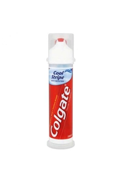 Colgate Pastă de dinți Cool Stripe, 100 ml, aromă de mentă, pompă, igienă orală