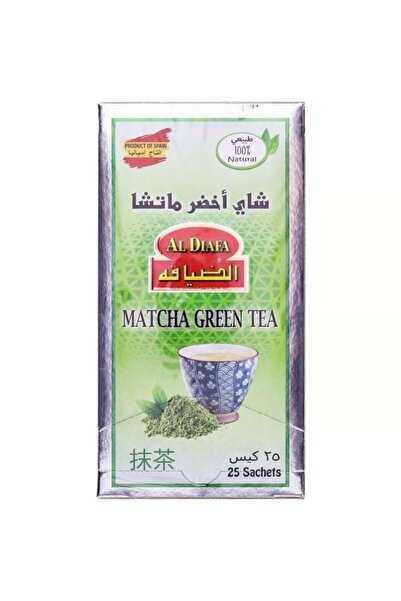 Al Diafa الضيافه - شاي اخضر ماتشا 100% ، 25 كيس