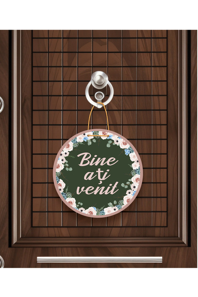 M&H Quality Floral Patterned Door Accessory Exclusive to Romania (Welcome)