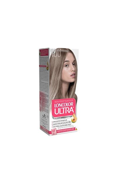 Loncolor Set Vopsea de Păr Ultra Permanentă cu Amoniac 9.9 Blond Cenușiu Înch...