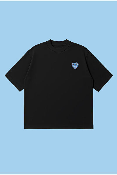 PURE POWER Tricou Comme Des Garçons x Bape Blue Boxy Fit supradimensionat uni...