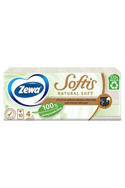 Zewa Softis Soft nasal tissues, 4 layers, 10 packs