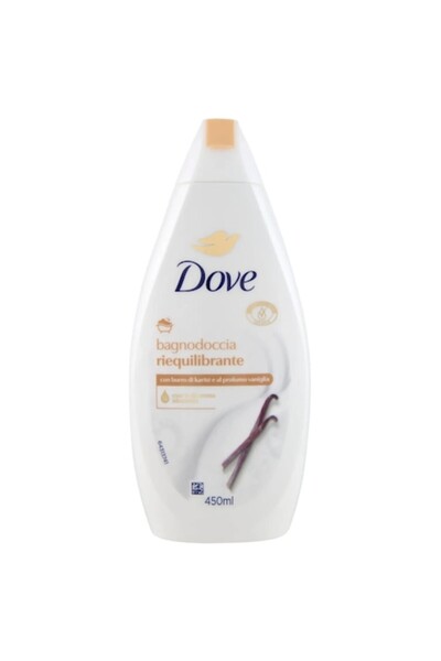 Dove gel de duș cu unt de shea și parfum de vanilie, 450 ml