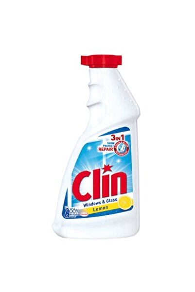 Clin Soluție de curățat geamuri, lămâie, 500 ml