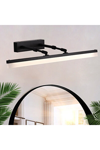 Alista Home Aplica LED pentru baie MALAWI, 6W, liniară, lumină neutră, neagră