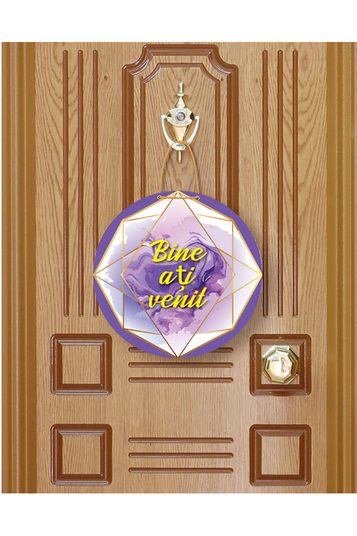 M&H Quality Floral Patterned Door Accessory Exclusive to Romania (Welcome)