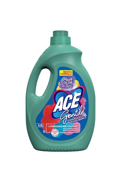 ACE Gentle Lavender and White Muschio Laundry Detergent for Colored Clothes, 2.3 L