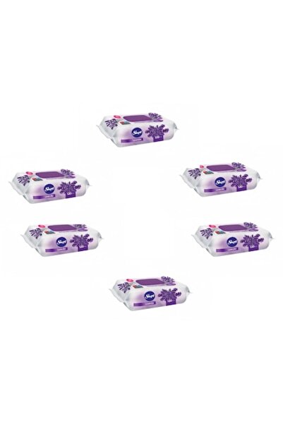 Sleepy Set 6 x Șervețele umede pentru bebeluși, extract de lavandă, 120 buc (...