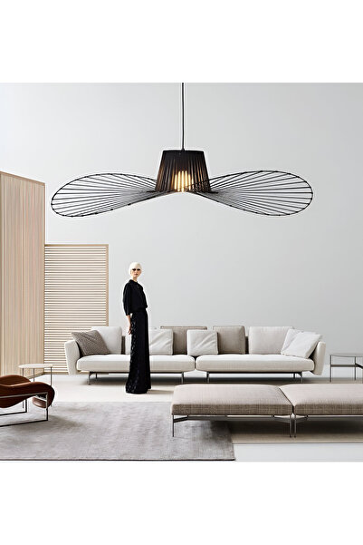 Alista Home Candelabru suspendat ELIAS 35 cm, 1 x E27, Metal, Negru