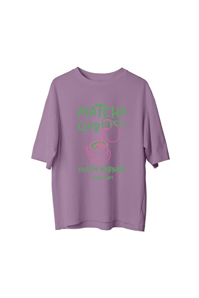 CANDLEMASTORE Matcha Lover Club - Oversized T-Shirt