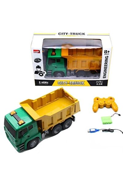hadiat altifl A remote-controlled (R/C) dump truck from the "CITY-TRUCK" series: