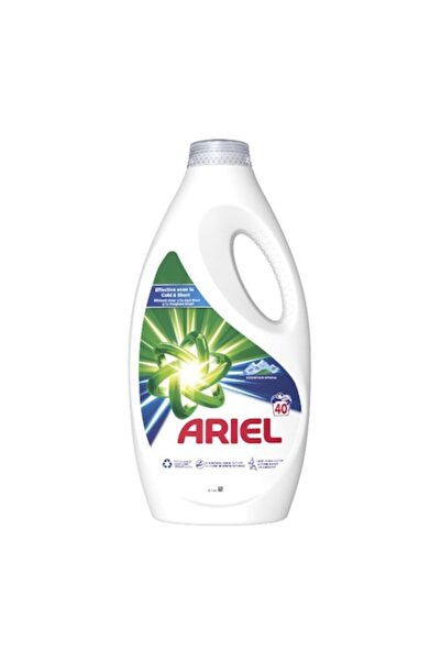 Ariel Set 2 x Detergent lichid de rufe Mountain Spring, 2 L, 40 spălări