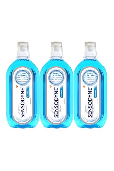 Sensodyne Pachet de apă de gură Cool Mint - 3 x 500 ml