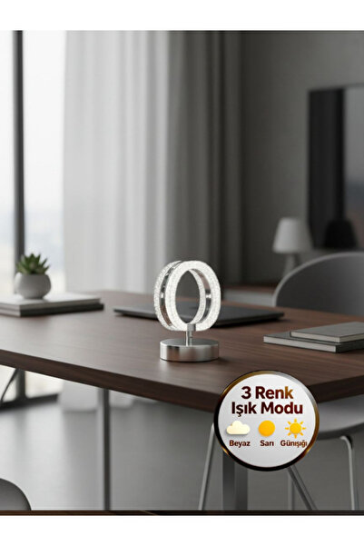 Litra Lighting Aurea Model Gümüş 3 Renk Modu Ledli Modern Salon Mutfak Yatak ...