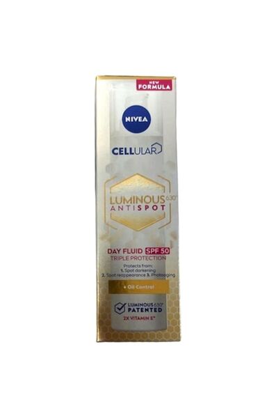 NIVEA Set cremă de zi Cellular Luminous 630 pentru pigmentare, SPF 50, 2 x 40 ml