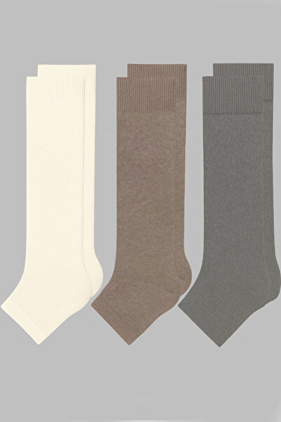 EFFE 3 штуки без носка базові бавовняні шкарпетки для йоги