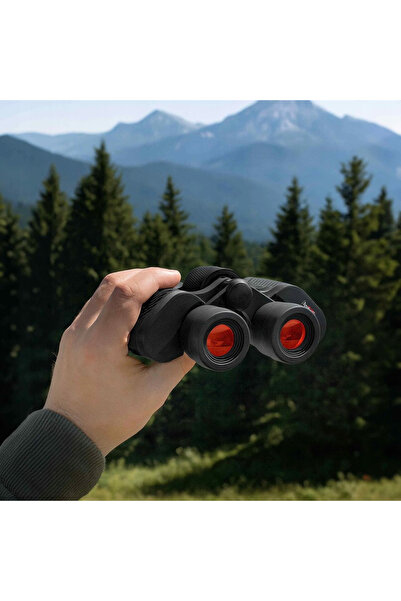 NewEvo Binoclu compact , NewEvo, Zoom 50x50, Vedere zi/noapte, Prismă BAK4, Negru