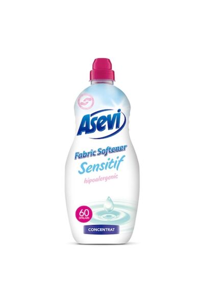 ASEVI Balsam de rufe concentrat Sensitif, 60 spălări, hipoalergenic, 1,5 l