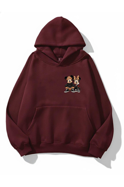 COHERENT Unisex muška/ženska MICKYMAUSE šarena specijalna Štampano Pamuk Over...