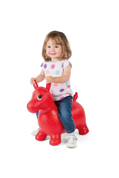 Royal Inflatable Jumping Hop Hop Horse with Music and Lights for Indoor or Outdoor Max 50 Kg - Pink