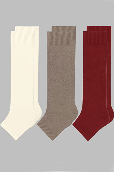 EFFE 3 Pieces of Noseless Basic Cotton Yoga Leggings