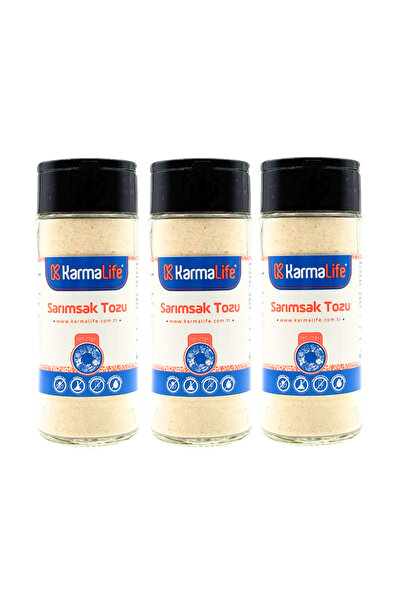 karmalife Sarımsak Tozu 75G 3'lü Set (Işınlamasız, Katkısız)