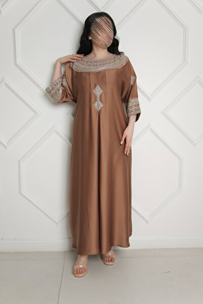 Haifa Fashion جلابية سلطانة البرونز