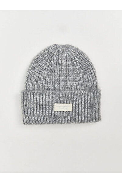 LC Waikiki Rmz Gi̇yi̇m Farkiyla Women's Beanie with Letter Embroidery