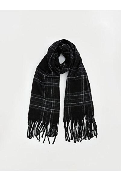 LC Waikiki I Checkered Embroidered Women's Scarf from Freezen Store