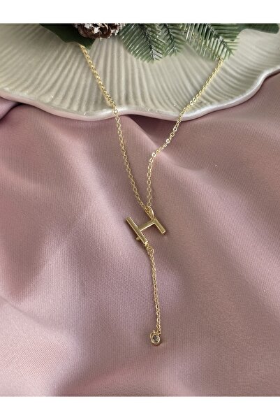 Glamluxe قلادة حرف أليا (H)