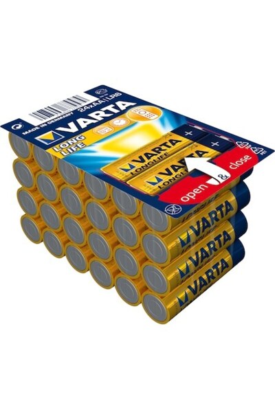 Varta Baterii alcaline AA extra de lungă durată, pachet de 24