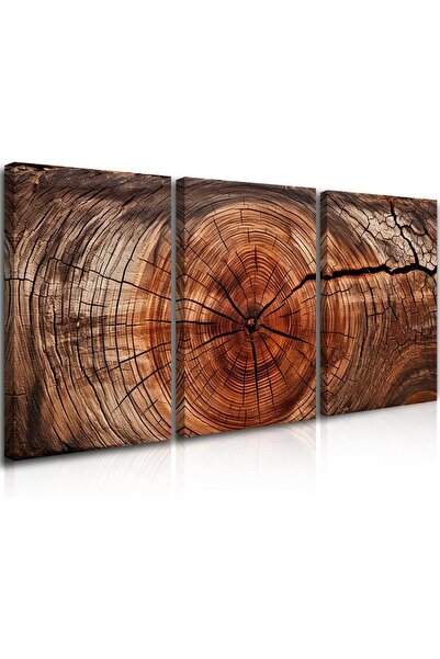 ALAYRA International مجموعة من 3 لوحات فنية تجريدية بسيطة على قماش، مقاس 40 ×...