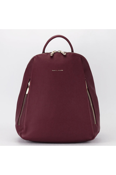 David Jones burgundy backpack CM7165-2 119