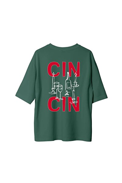 CANDLEMASTORE Cin Cin - Oversized T-Shirt