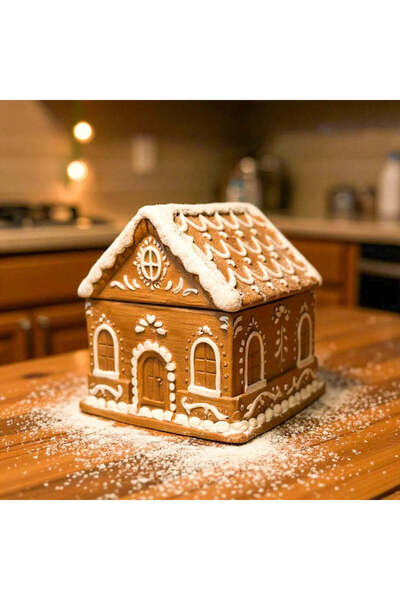 unbranded Lumânare Handmade Parfumată Căsuță din Turtă Dulce 100G – Aromă de ...