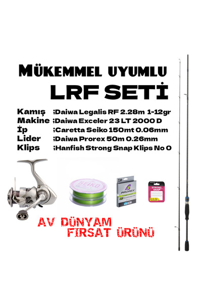 daiwa Av Dünyam Özel Hazır LRF Seti 1