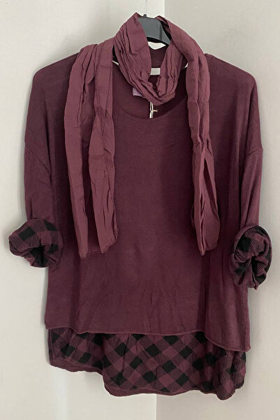 AYASOFYA OTANTIK Γυναικεία ιταλική μπλούζα από πλεκτό με στρογγυλή λαιμόκοψη ...