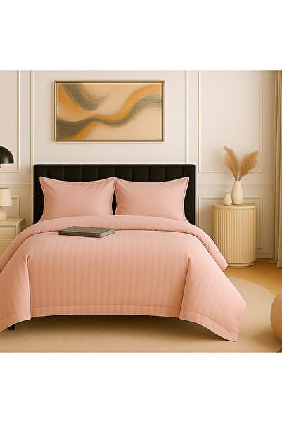 Ralex Damask Polycotton Bed Linen XXL (Powder Pink)