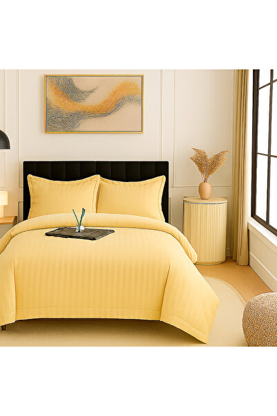 Ralex Damask policotton bed linen XXL - SUPER (YELLOW)