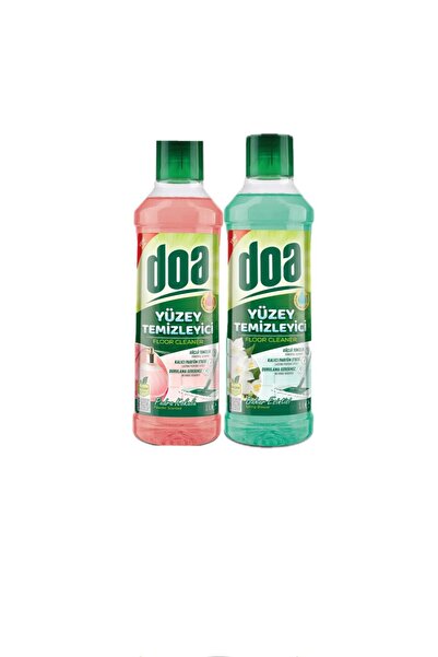 Doa Yüzey Temizleyici Pudra Kokulu 1000 ml + Bahar Esintisi 1000 ml