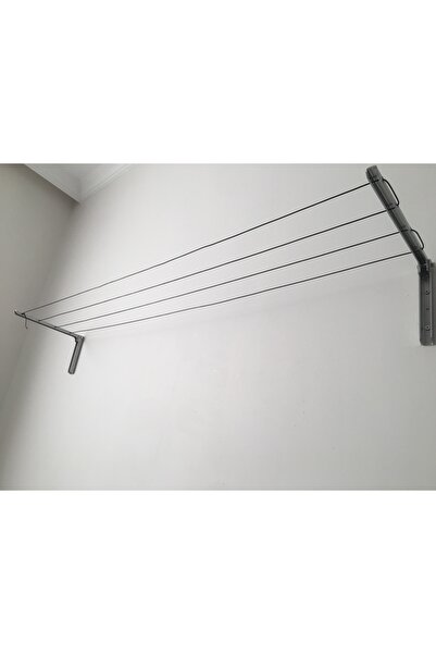 izkat Duvara Monte Katlanır Metal Çamaşırlık | Dayanıklı Balkon Kurutmalık