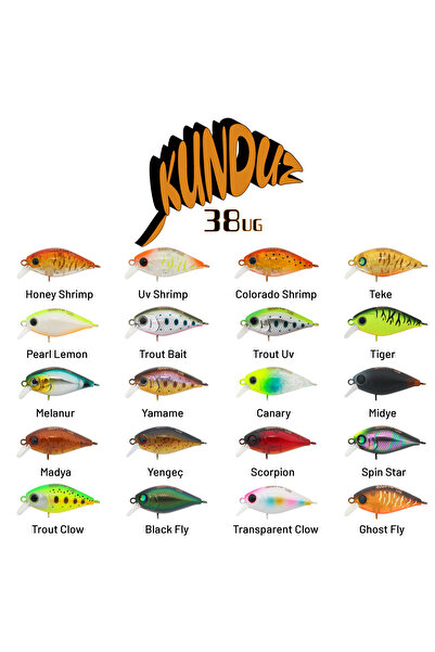 Hanfish Kunduz 38 UG LRF Maket Balık Yem