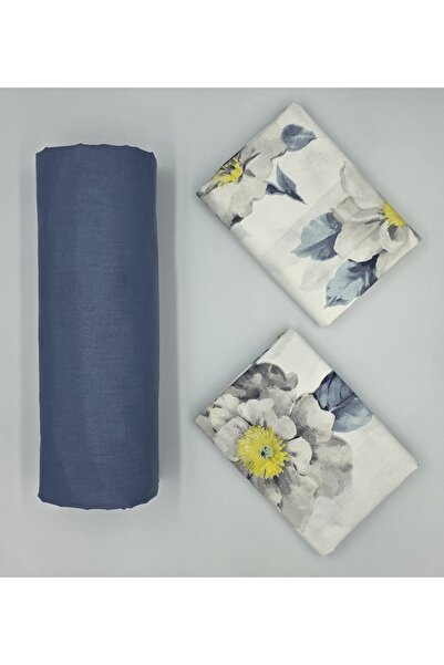 pınarhome collectıon 100% Organic Cotton Fabric Elastic Fitted Sheet+ Pillowcase***Corner Depth 28-30 Cm*** ew Season///