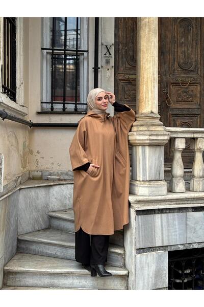 MİREL BUTİK Poncho cu glugă pentru femei ELITE
